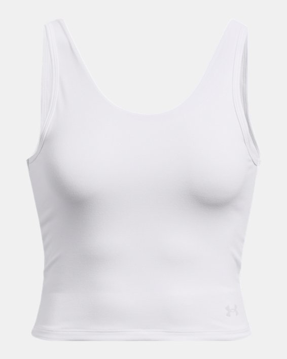 Camiseta de tirantes UA Motion para mujer, White, pdpMainDesktop image number 4